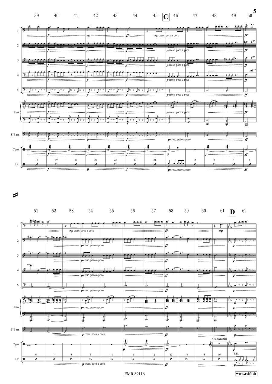 King Arthur King Arthur Trombone scores gallery preview page 6