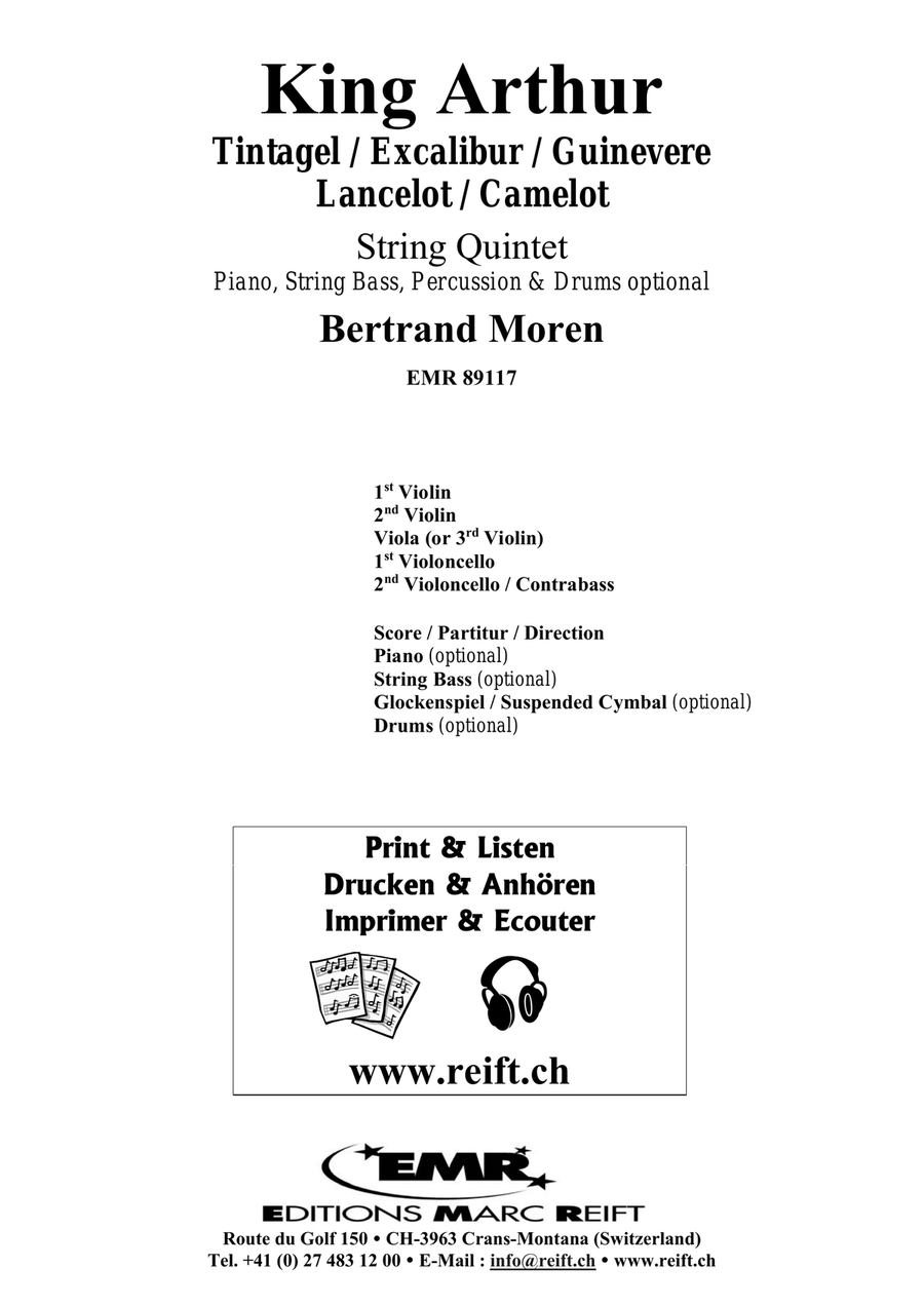 King Arthur King Arthur String Quintet scores gallery preview page 2