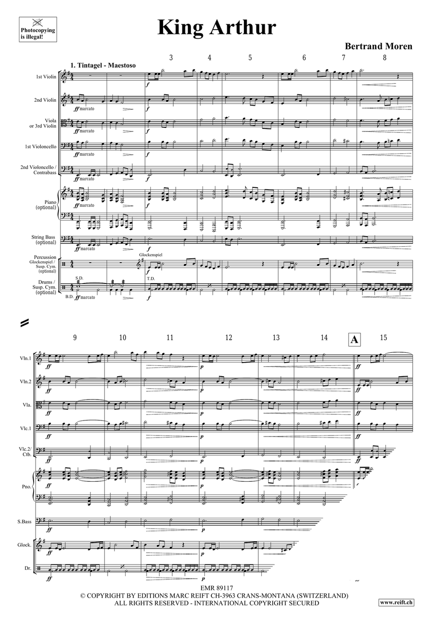 King Arthur King Arthur String Quintet scores gallery preview page 4