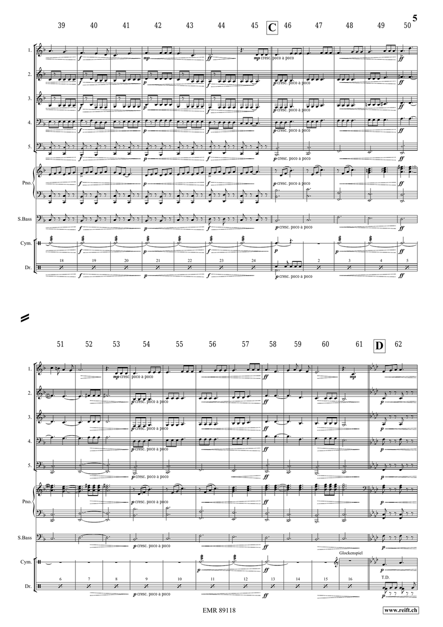 King Arthur King Arthur Brass Quintet scores gallery preview page 6