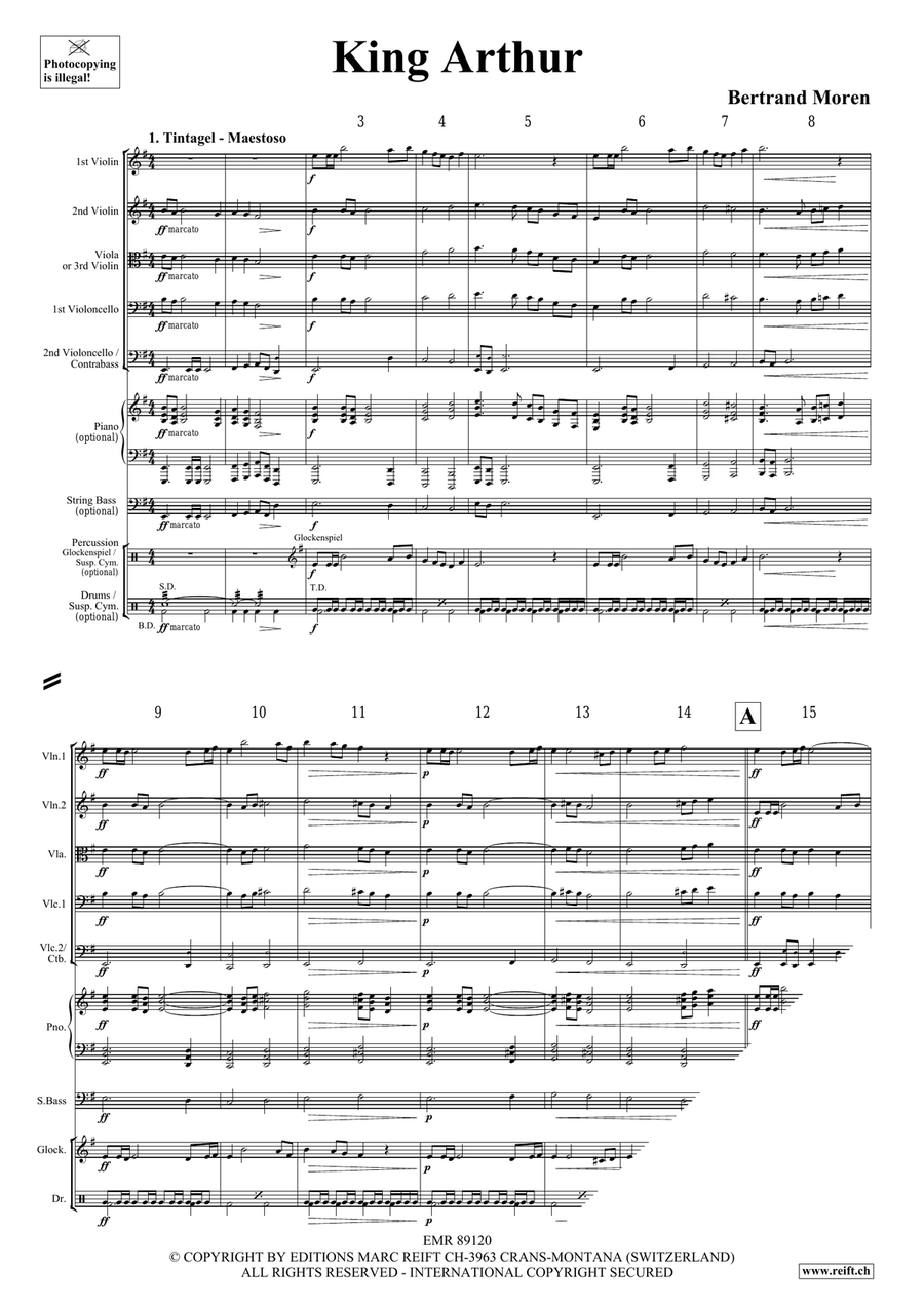 King Arthur King Arthur String Orchestra scores gallery preview page 4