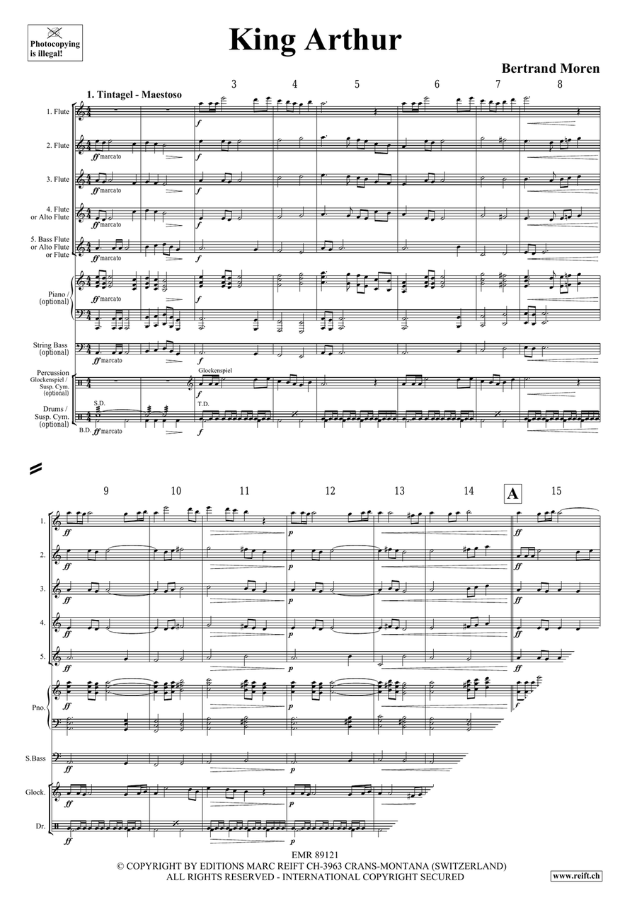 King Arthur King Arthur Flute scores gallery preview page 4