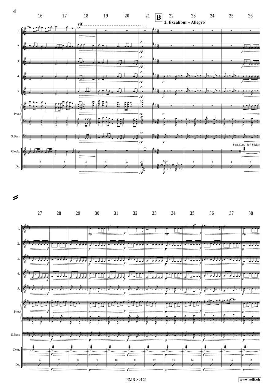 King Arthur King Arthur Flute scores gallery preview page 5