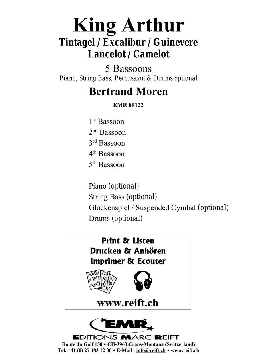 King Arthur King Arthur Bassoon scores gallery preview page 2