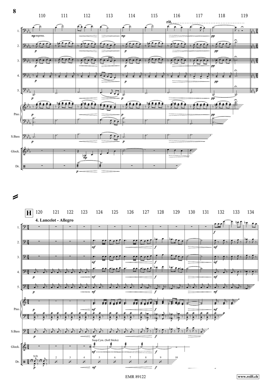 King Arthur King Arthur Bassoon scores gallery preview page 9