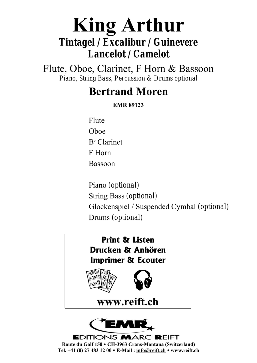 King Arthur King Arthur Woodwind Quintet scores gallery preview page 2