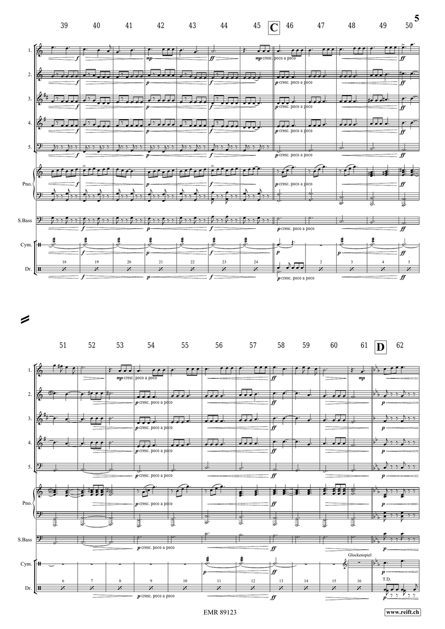King Arthur King Arthur Woodwind Quintet scores gallery preview page 6