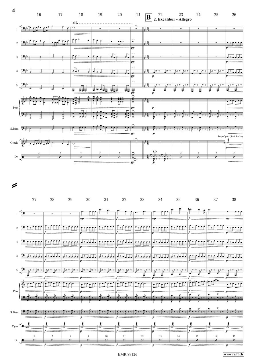King Arthur King Arthur Tuba scores gallery preview page 5