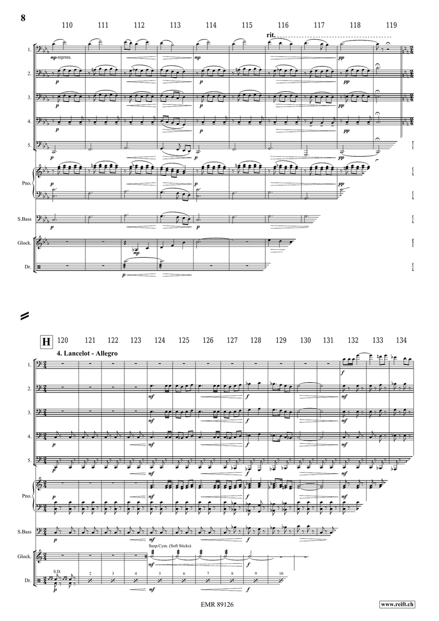 King Arthur King Arthur Tuba scores gallery preview page 9