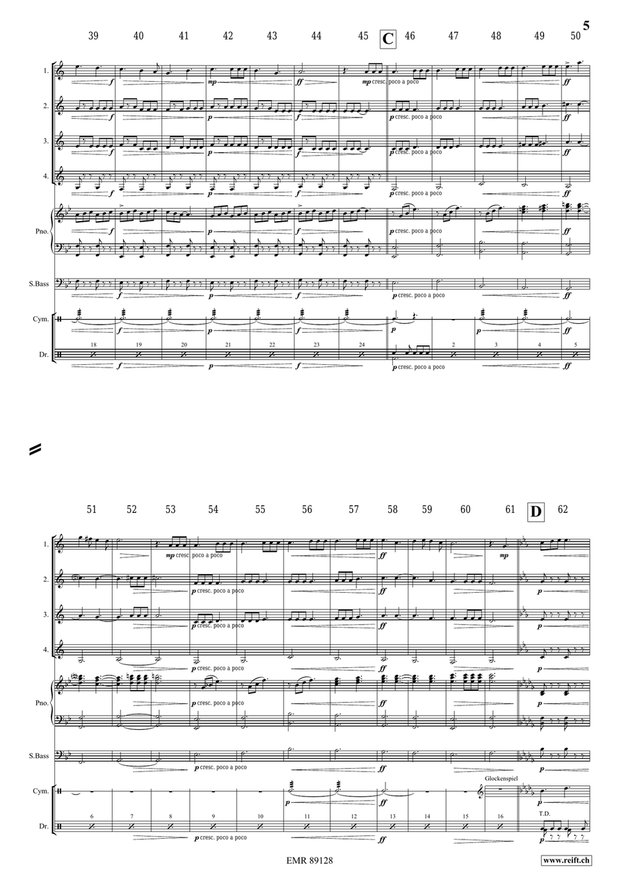 King Arthur King Arthur Clarinet Quartet scores gallery preview page 6
