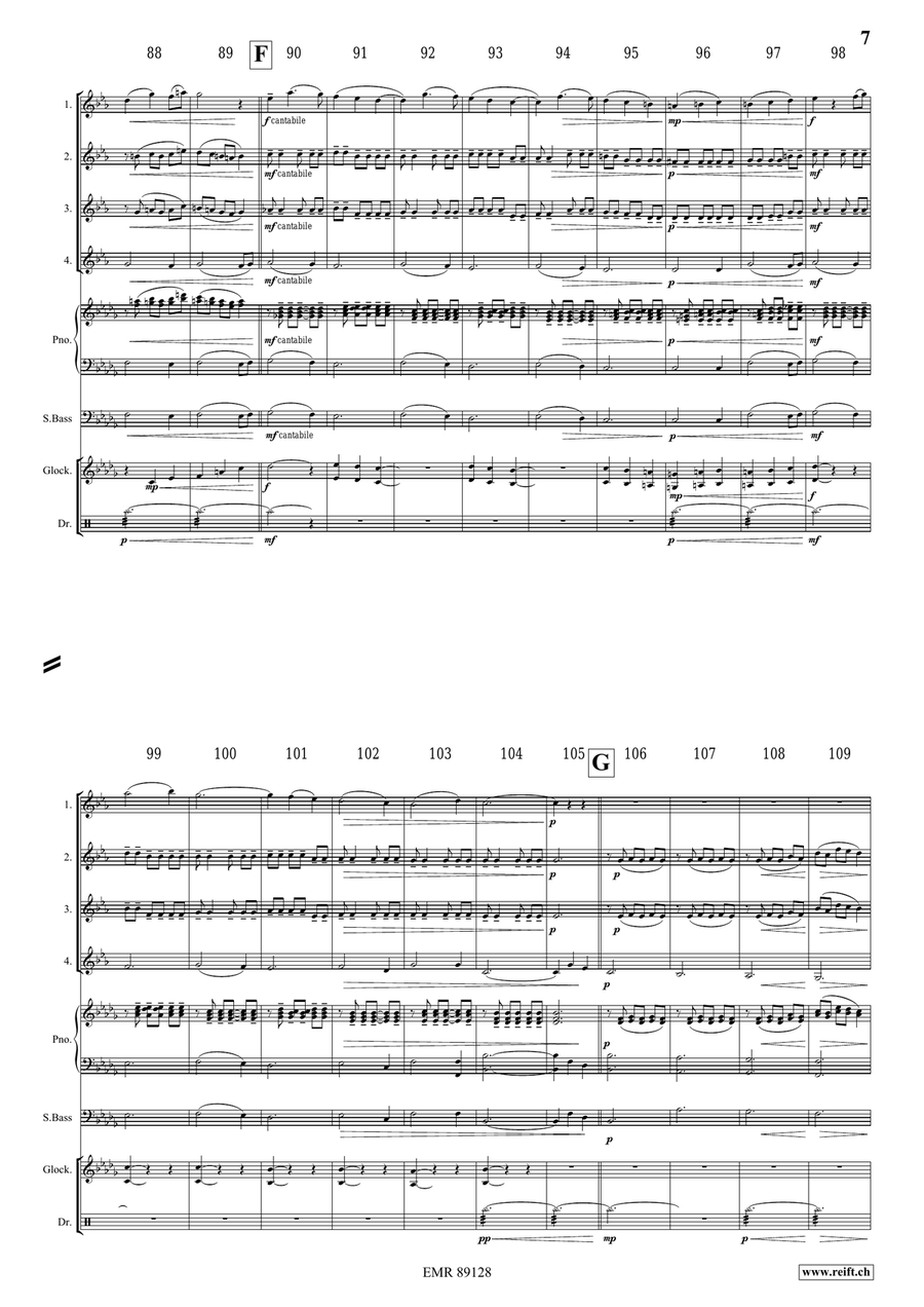 King Arthur King Arthur Clarinet Quartet scores gallery preview page 8