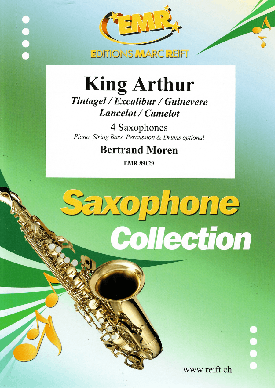 King Arthur King Arthur Saxophone Quartet scores gallery preview page 1