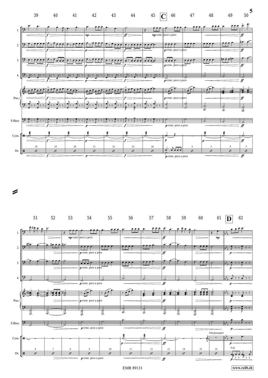 King Arthur King Arthur Trombone Quartet scores gallery preview page 6