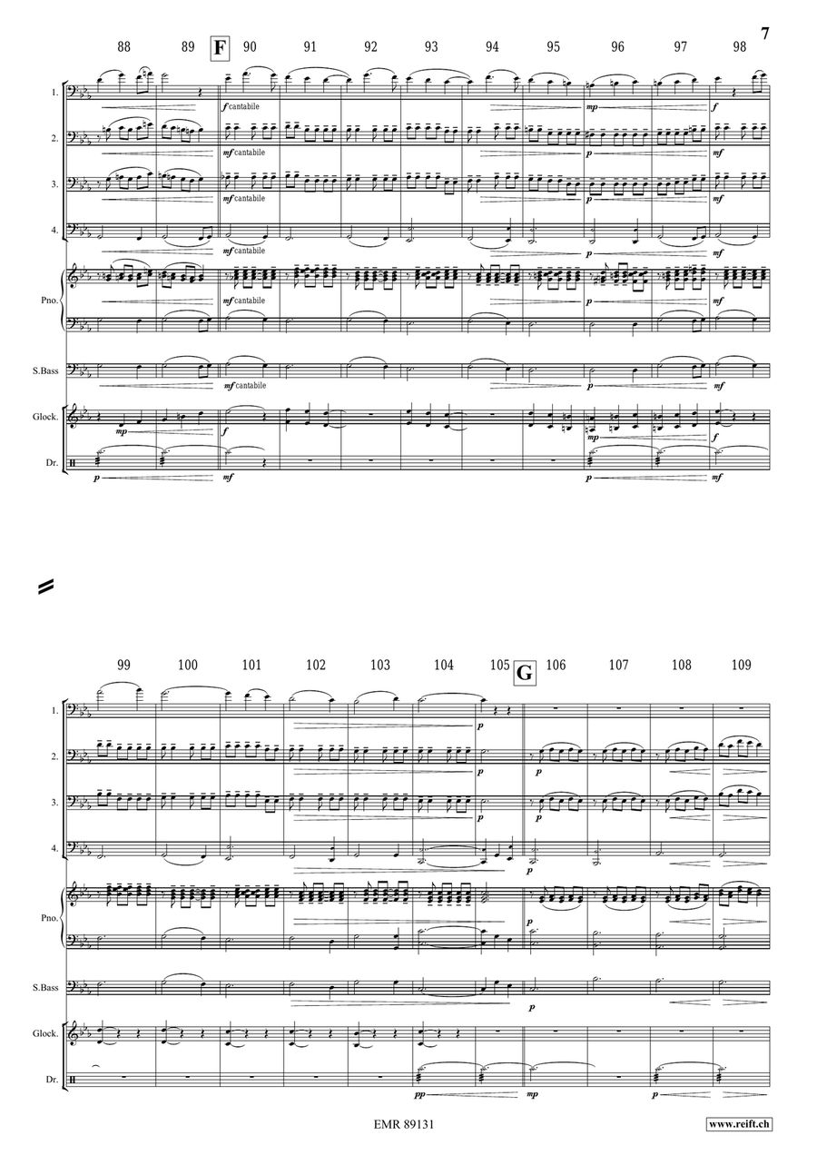 King Arthur King Arthur Trombone Quartet scores gallery preview page 8