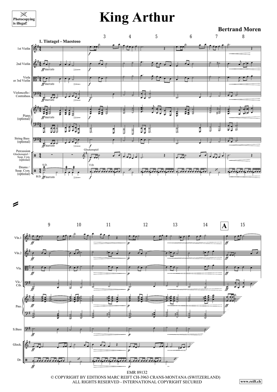 King Arthur King Arthur String Quartet scores gallery preview page 4