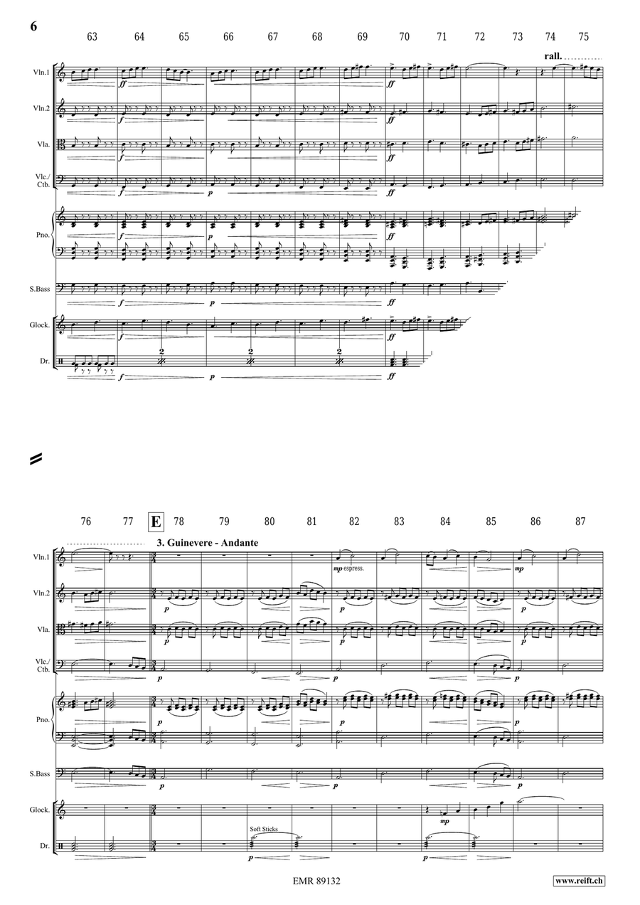 King Arthur King Arthur String Quartet scores gallery preview page 7
