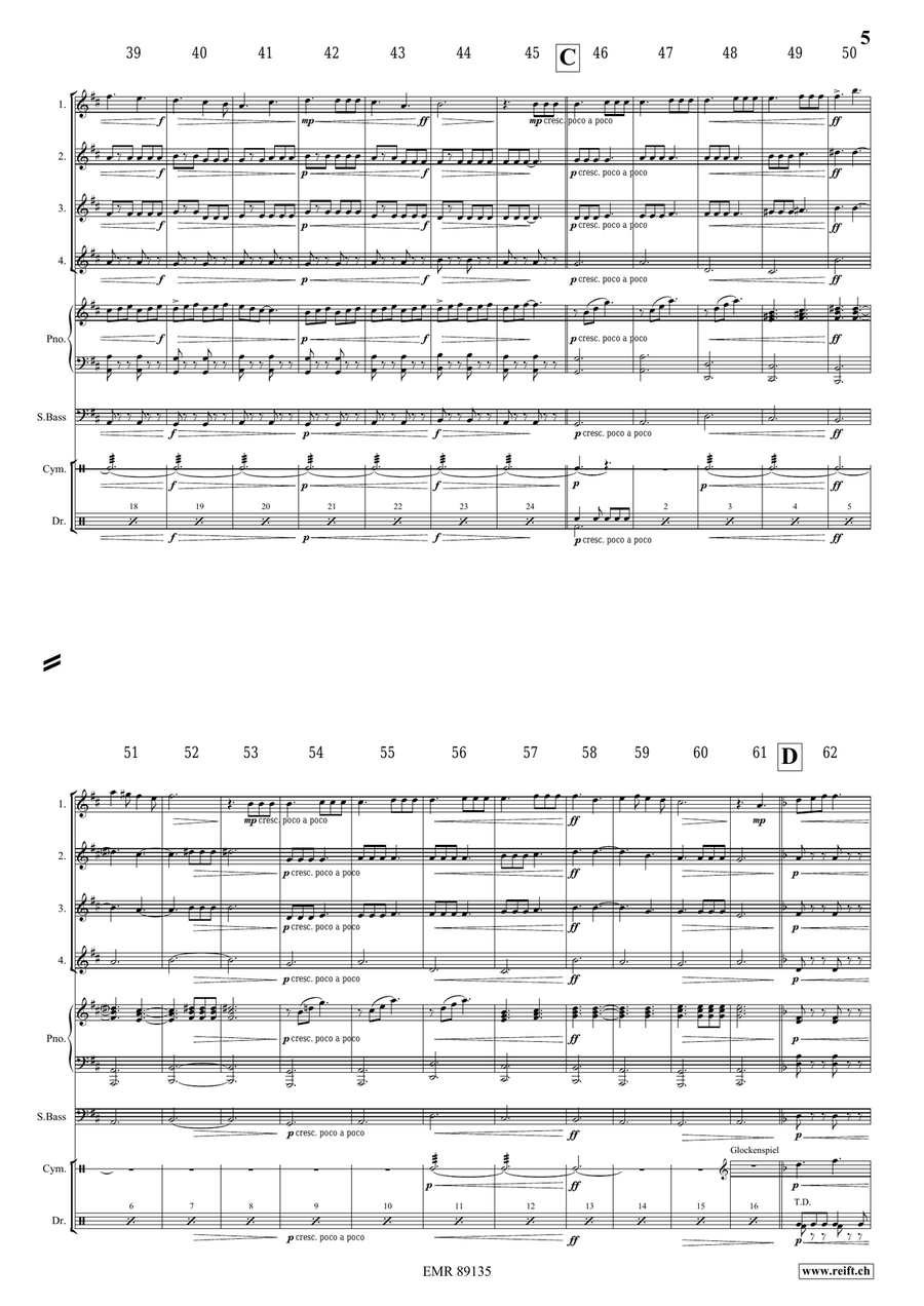 King Arthur King Arthur Flute Quartet scores gallery preview page 6