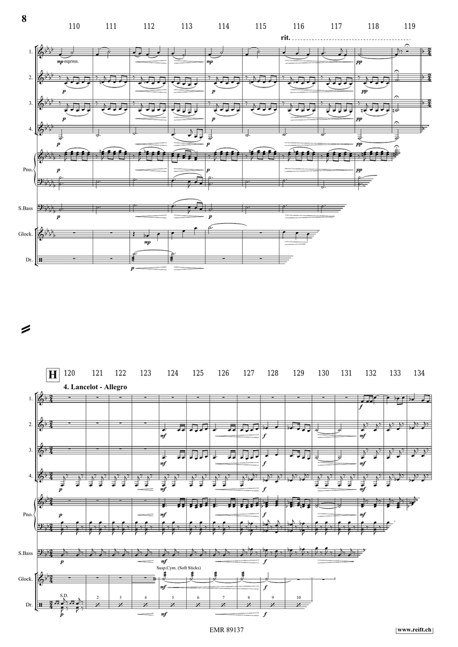 King Arthur King Arthur Horn scores gallery preview page 9