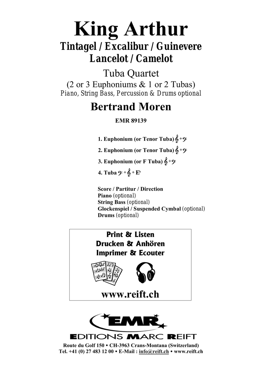 King Arthur King Arthur Tuba Quartet scores gallery preview page 2