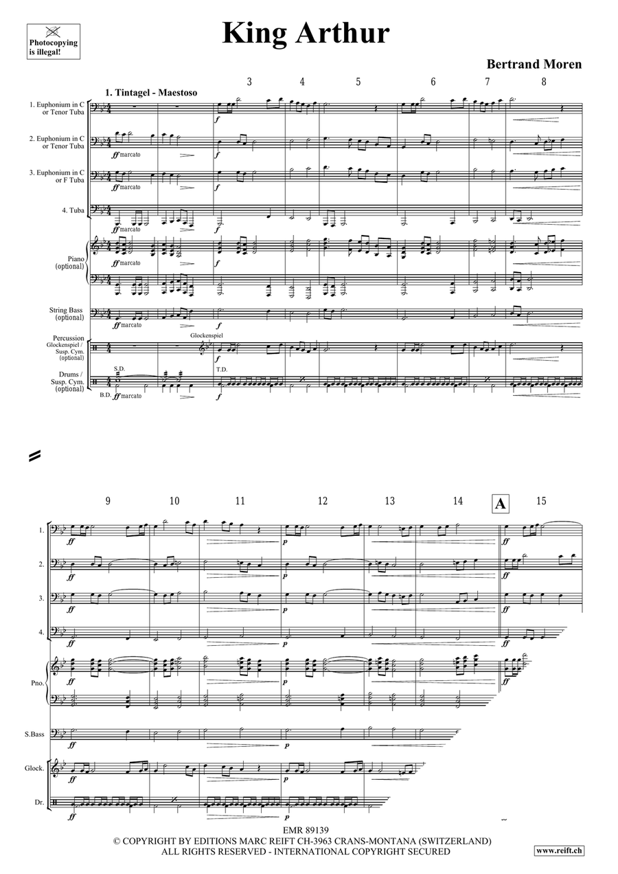 King Arthur King Arthur Tuba Quartet scores gallery preview page 4
