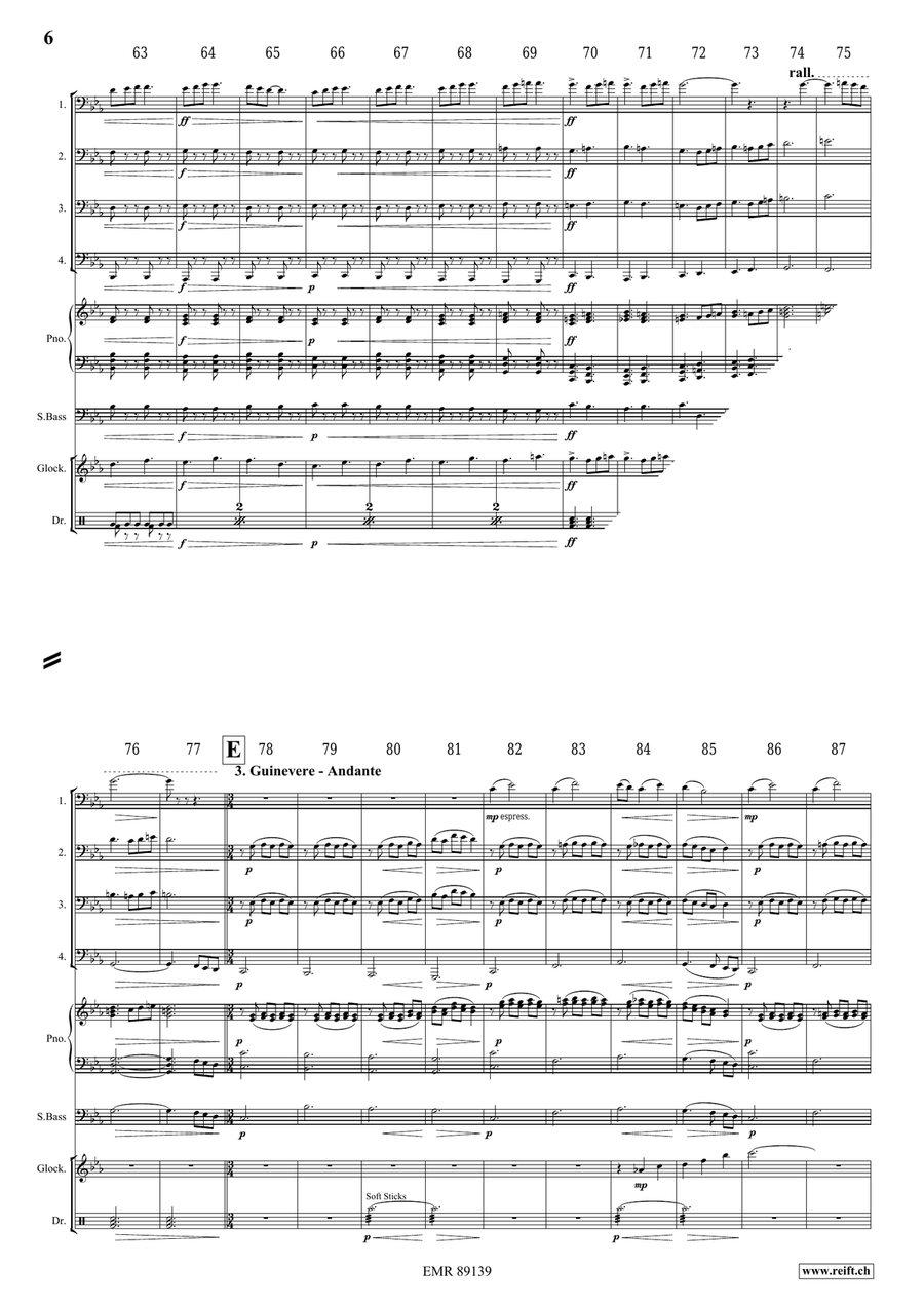 King Arthur King Arthur Tuba Quartet scores gallery preview page 7