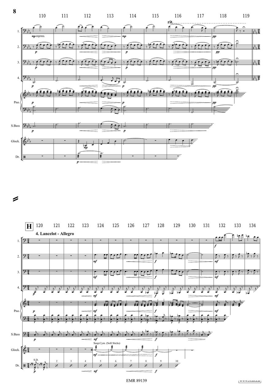 King Arthur King Arthur Tuba Quartet scores gallery preview page 9
