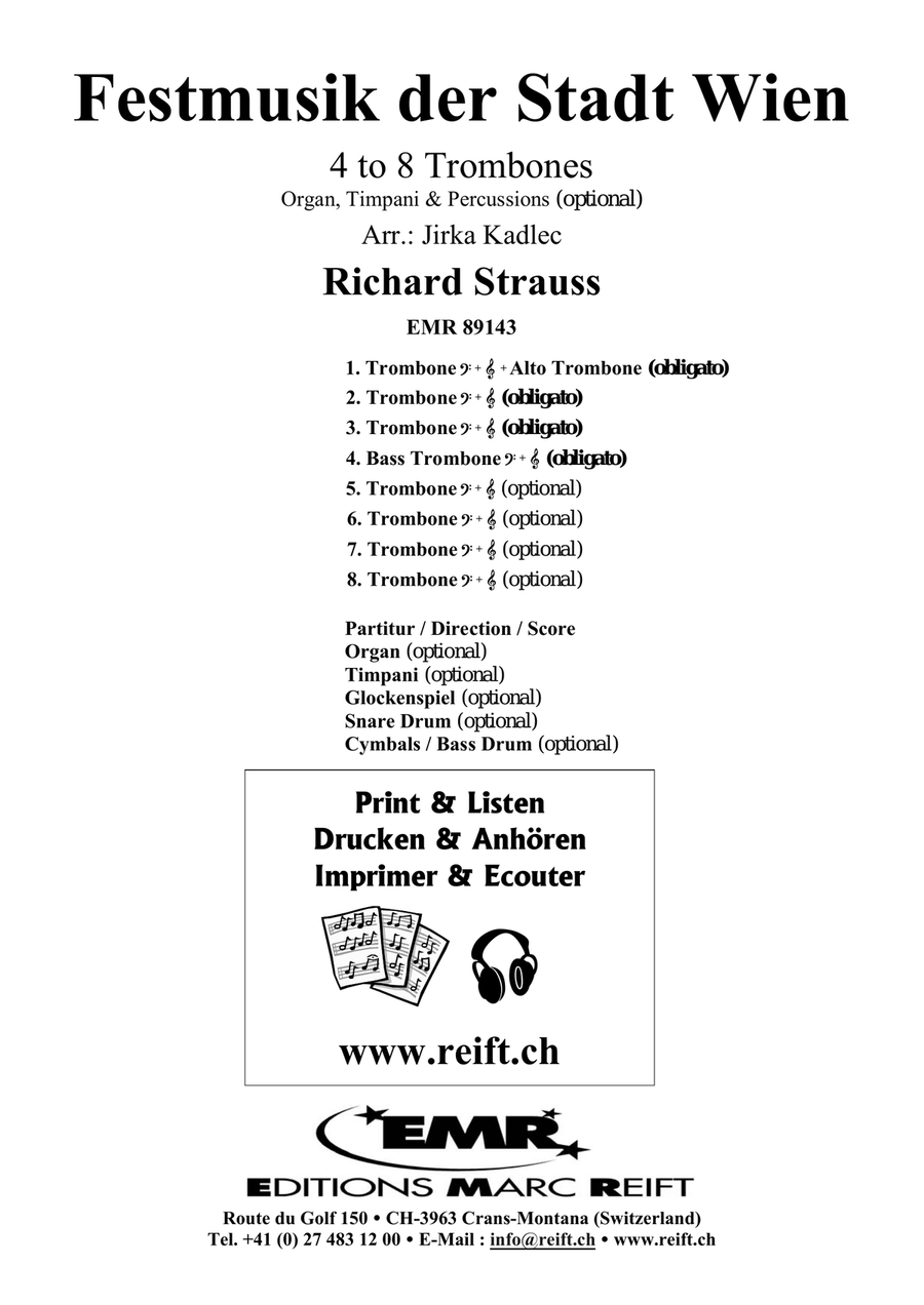 Festmusik der Stadt Wien Festmusik der Stadt Wien Trombone scores gallery preview page 2