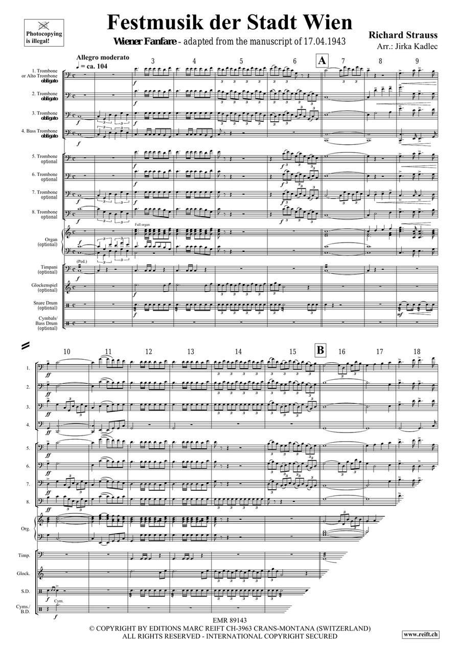 Festmusik der Stadt Wien Festmusik der Stadt Wien Trombone scores gallery preview page 4