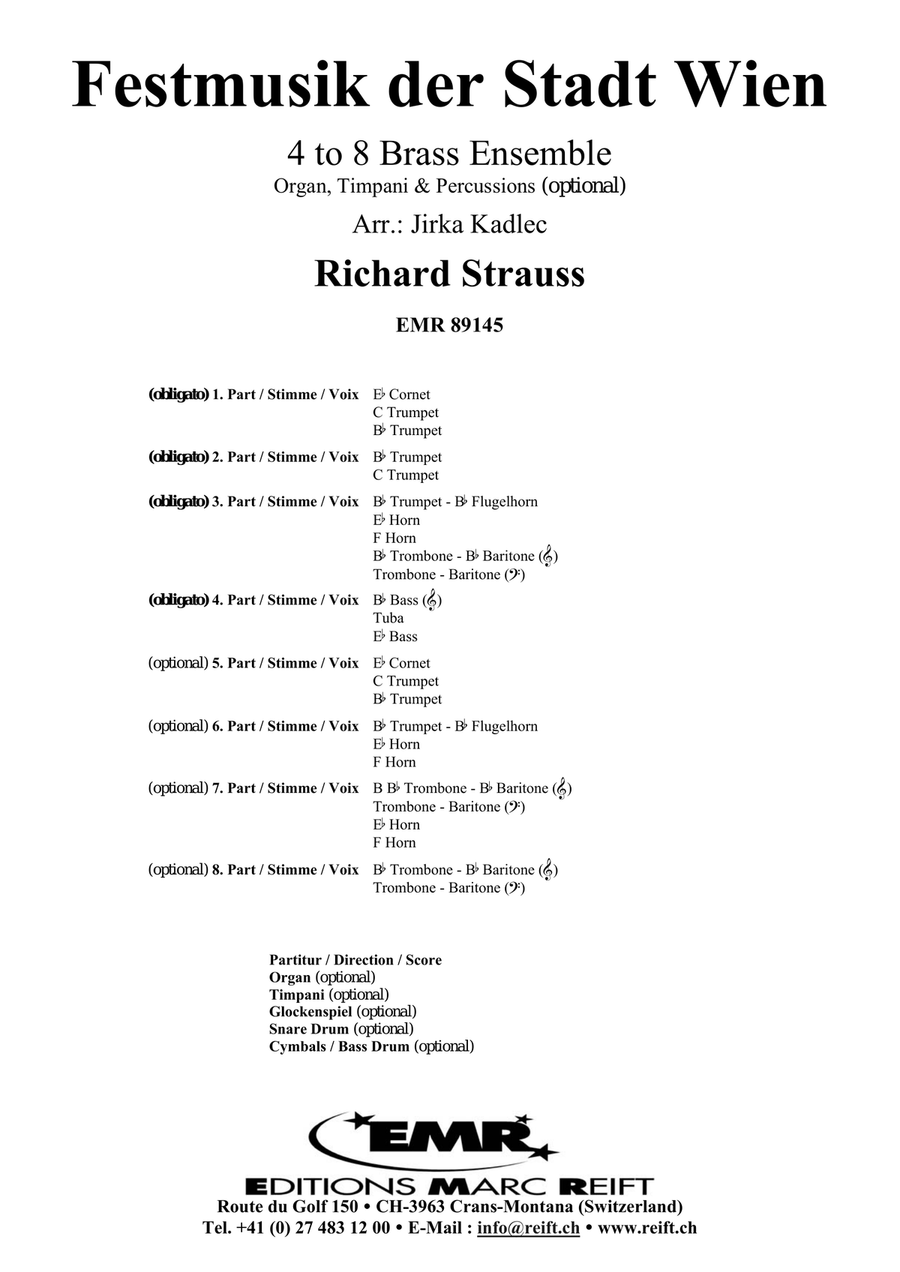 Festmusik der Stadt Wien Festmusik der Stadt Wien Score scores gallery preview page 2