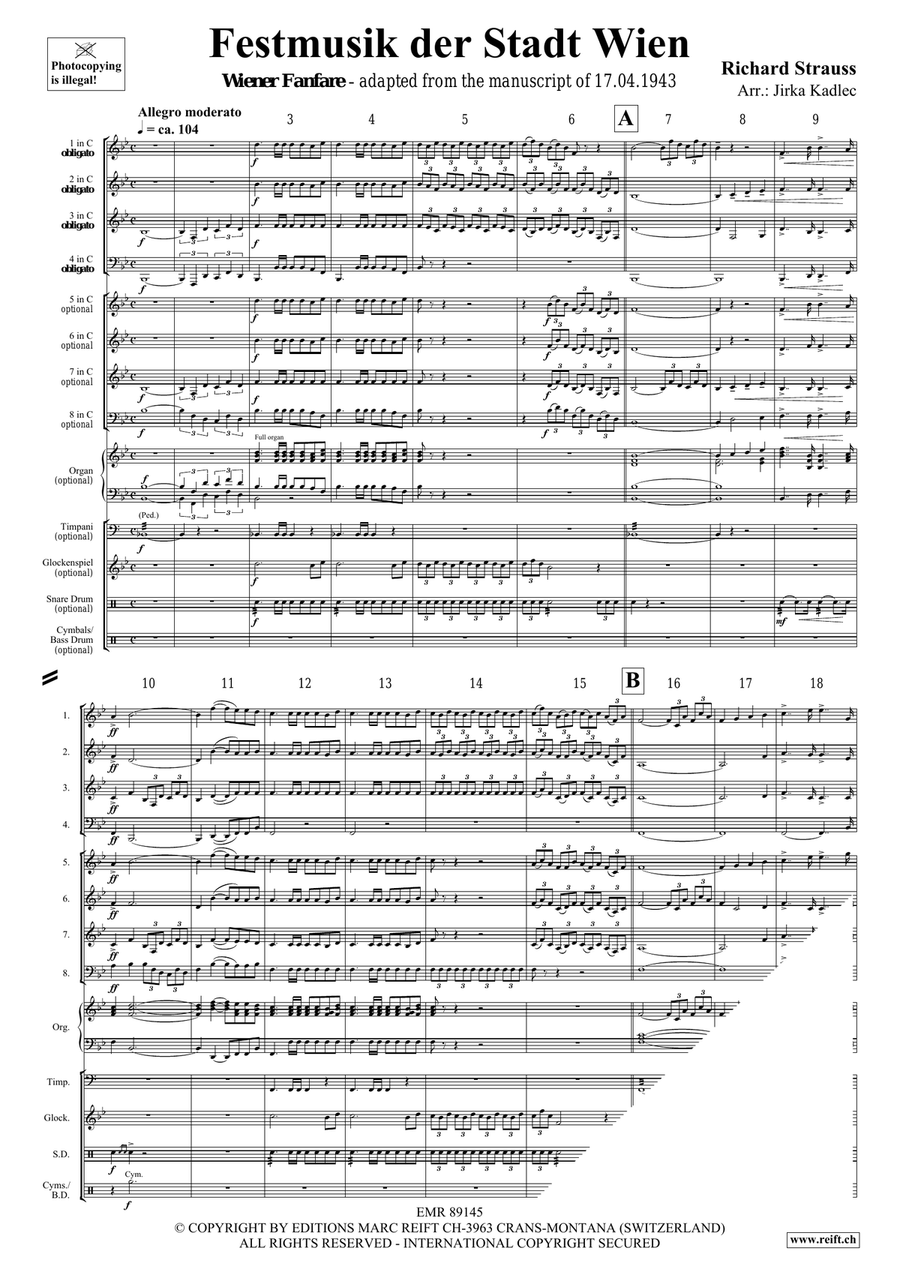 Festmusik der Stadt Wien Festmusik der Stadt Wien Score scores gallery preview page 4