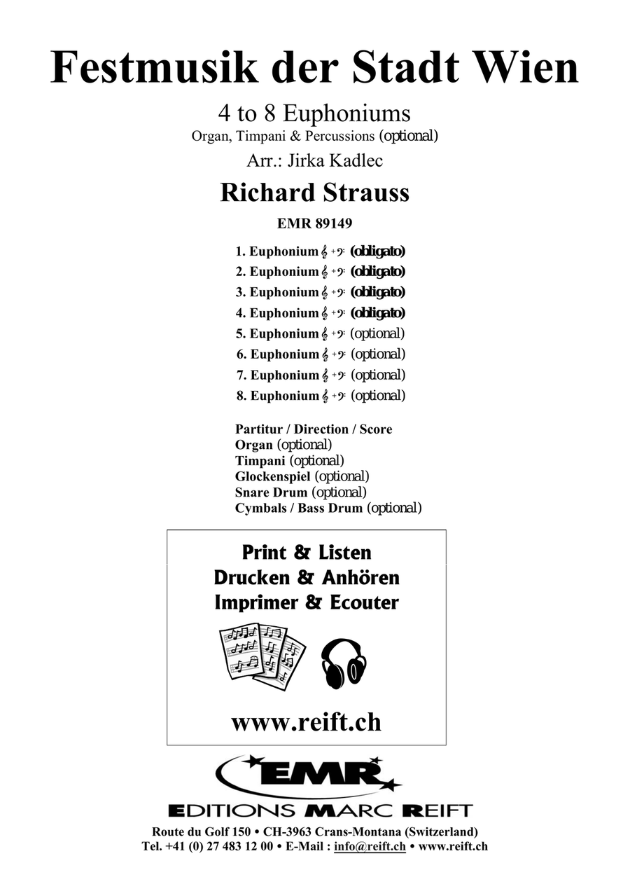 Festmusik der Stadt Wien Festmusik der Stadt Wien Euphonium scores gallery preview page 2