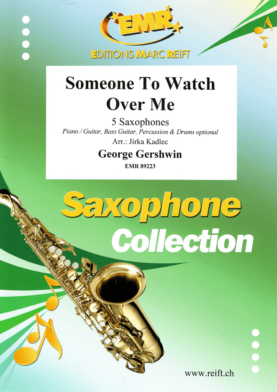 Someone To Watch Over Me Someone To Watch Over Me Saxophone Quintet scores gallery preview page 1