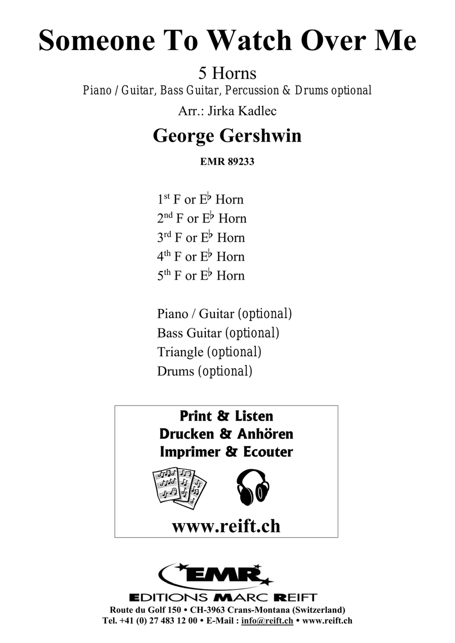 Someone To Watch Over Me Someone To Watch Over Me Horn scores gallery preview page 2