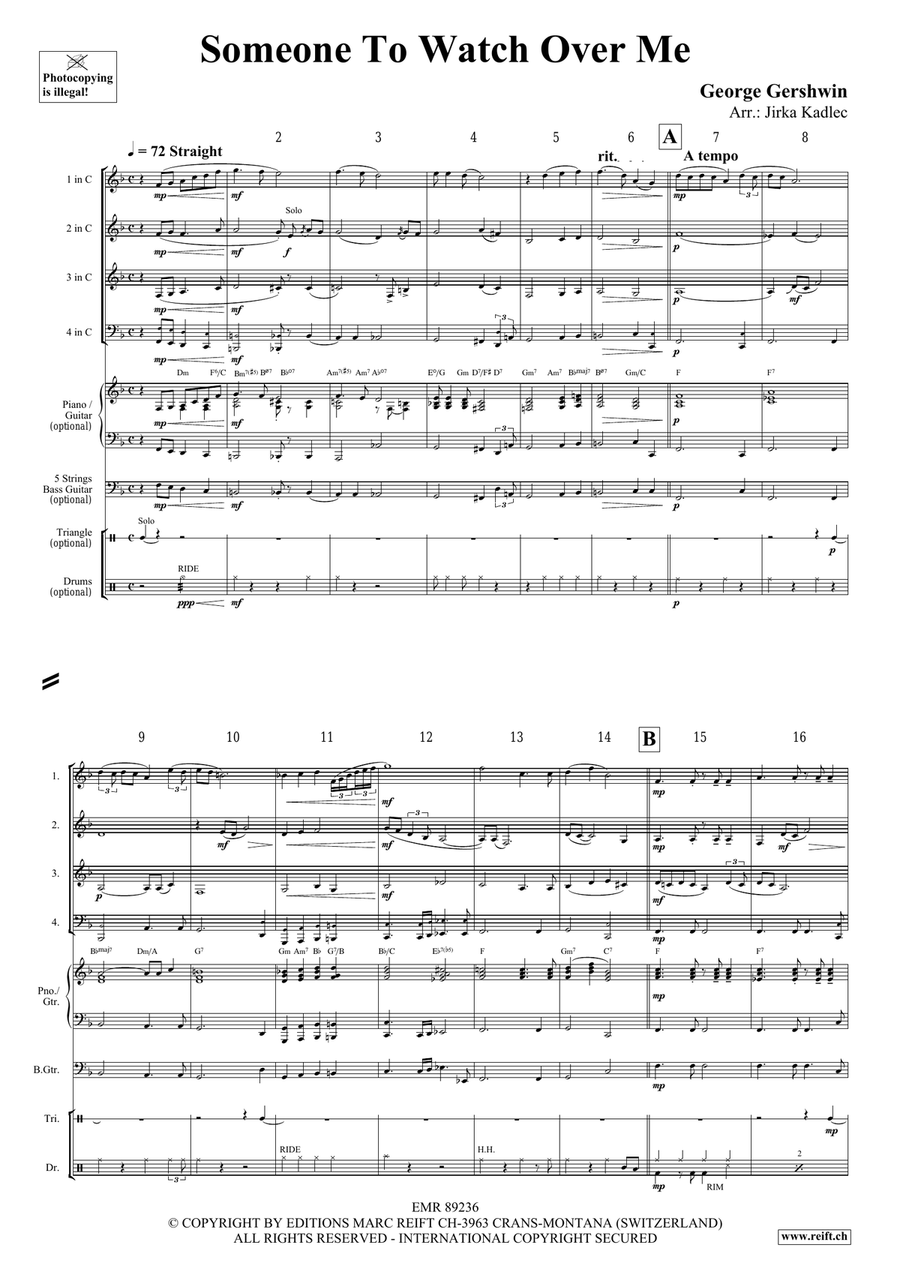 Someone To Watch Over Me Someone To Watch Over Me Score scores gallery preview page 3
