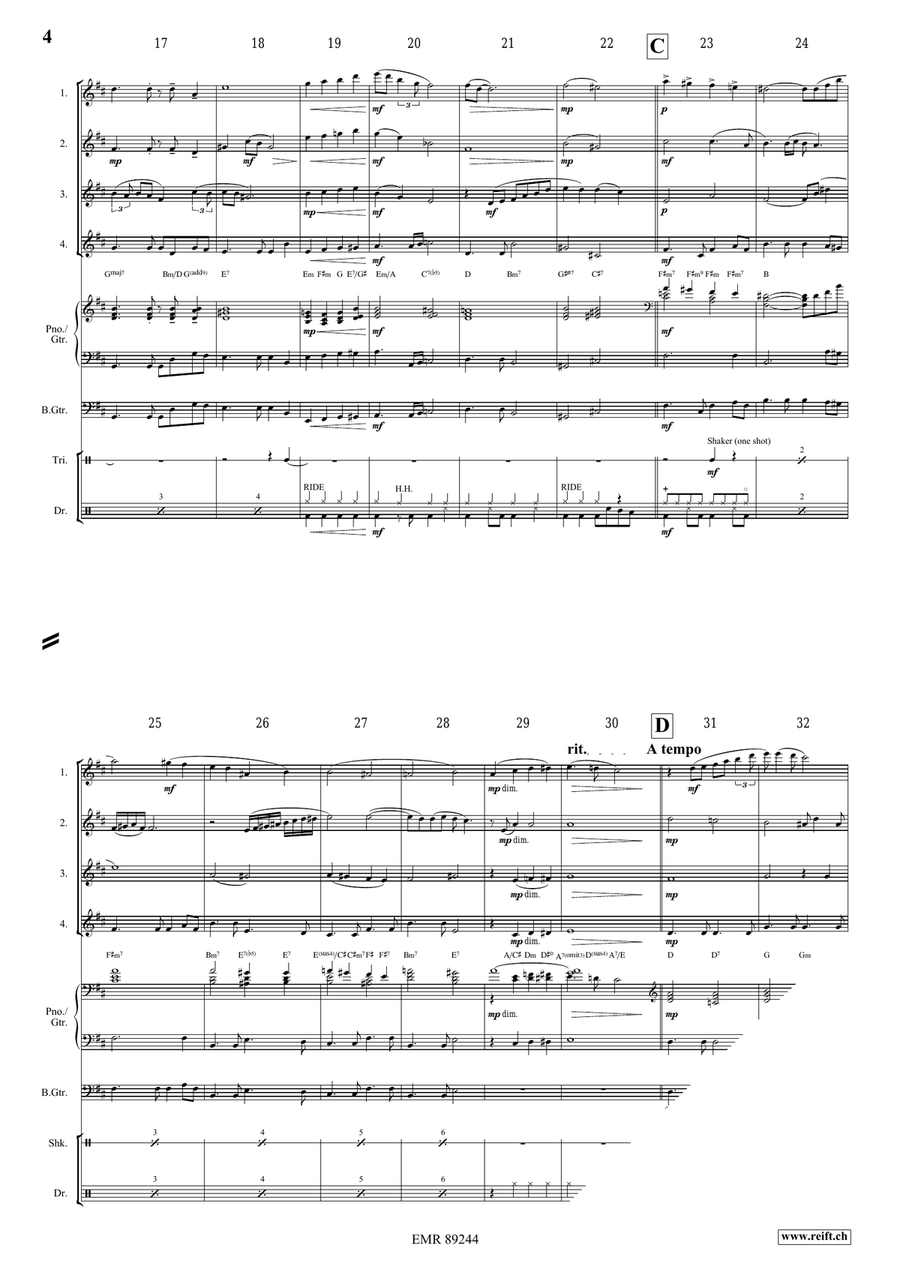 Someone To Watch Over Me Someone To Watch Over Me Flute Quartet scores gallery preview page 4