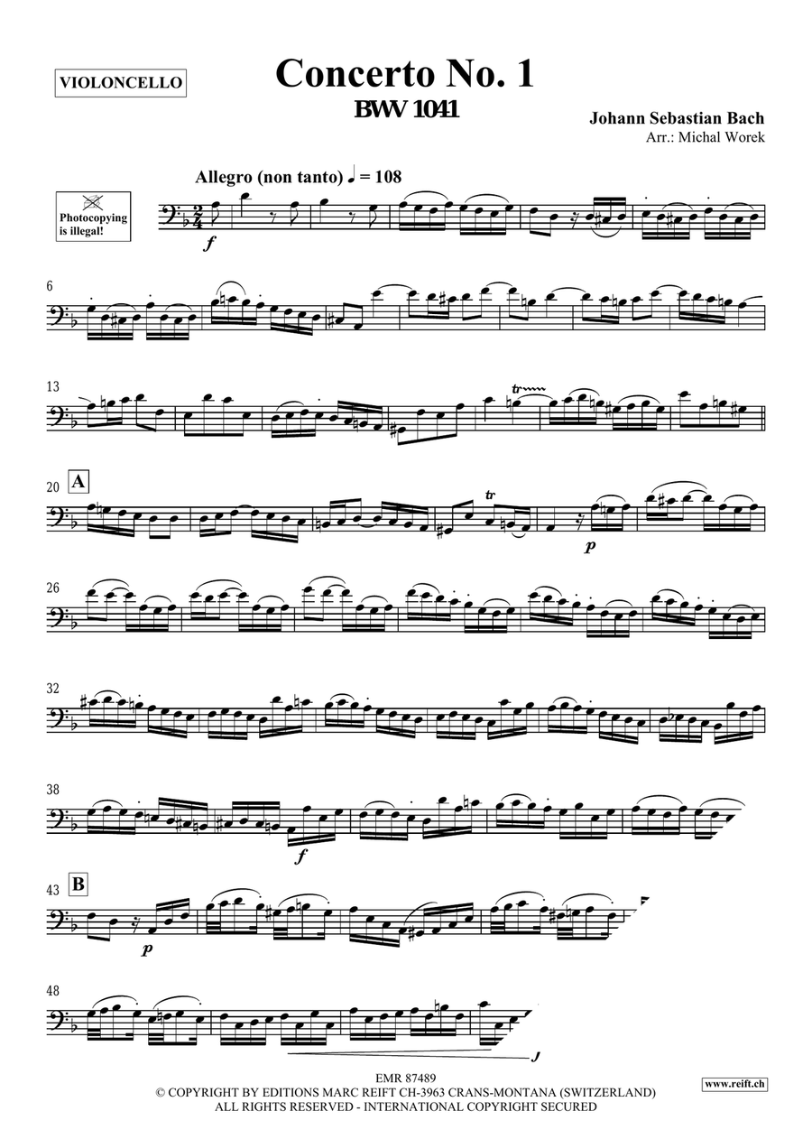 Concerto No. 1 Concerto No. 1 Organ scores gallery preview page 3