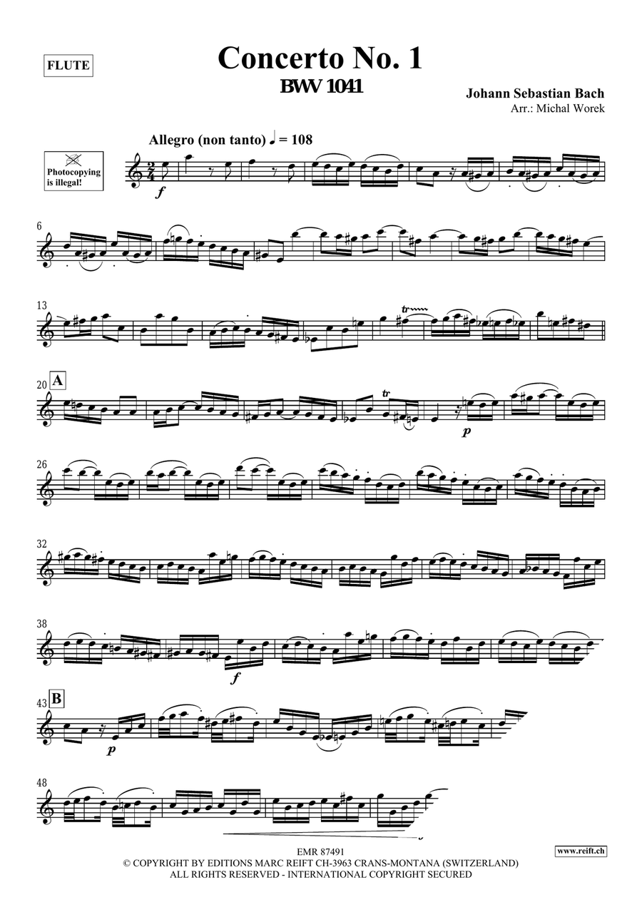 Concerto No. 1 Concerto No. 1 Flute Solo scores gallery preview page 3