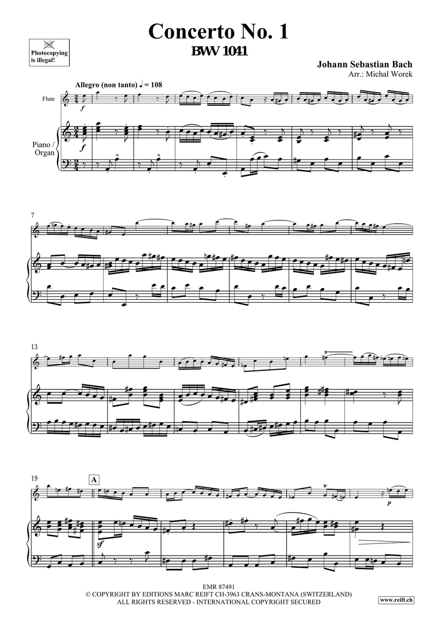 Concerto No. 1 Concerto No. 1 Flute Solo scores gallery preview page 4