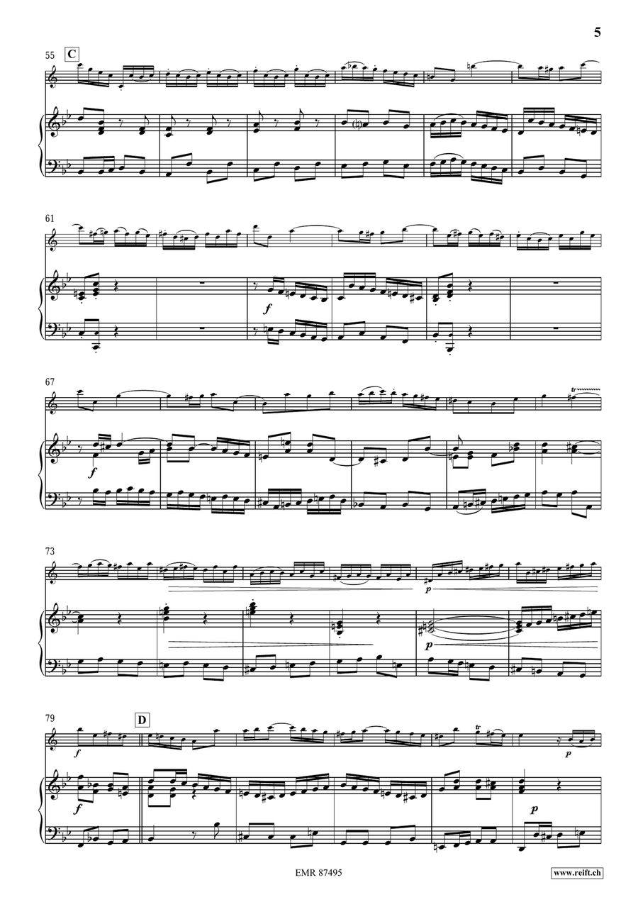 Concerto No. 1 Concerto No. 1 Clarinet Solo scores gallery preview page 6
