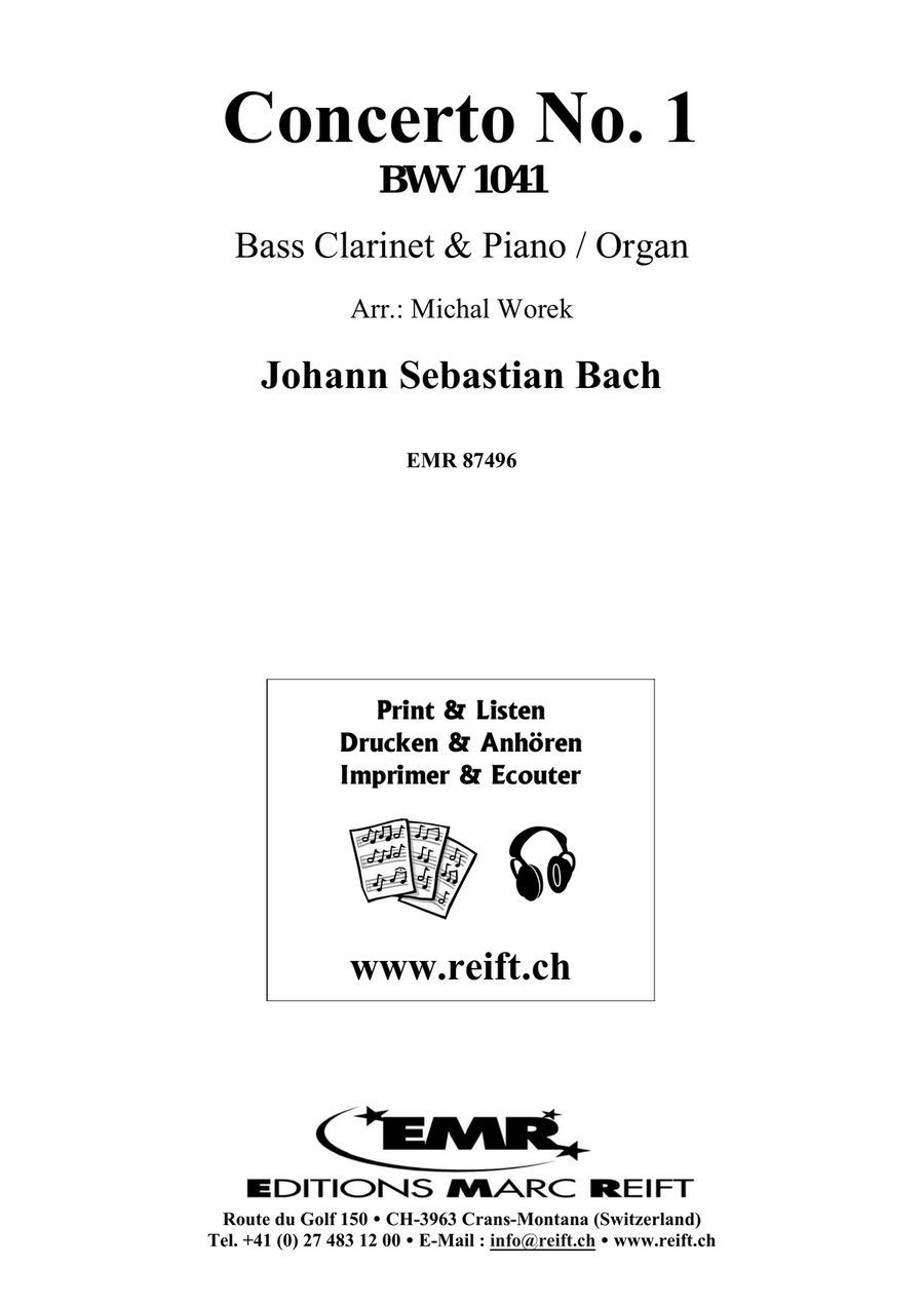 Concerto No. 1 Concerto No. 1 Bass Clarinet scores gallery preview page 2
