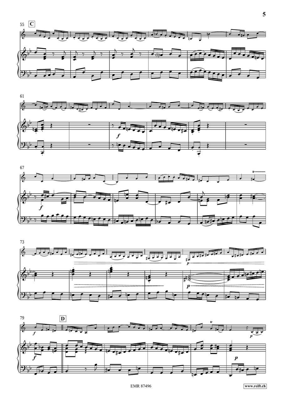 Concerto No. 1 Concerto No. 1 Bass Clarinet scores gallery preview page 6