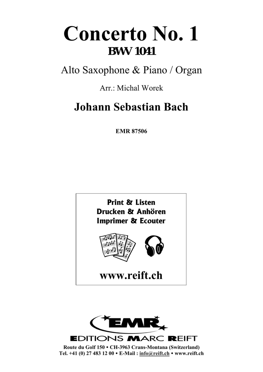 Concerto No. 1 Concerto No. 1 Alto Saxophone scores gallery preview page 2