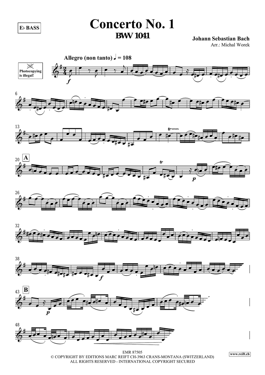 Concerto No. 1 Concerto No. 1 Organ scores gallery preview page 3