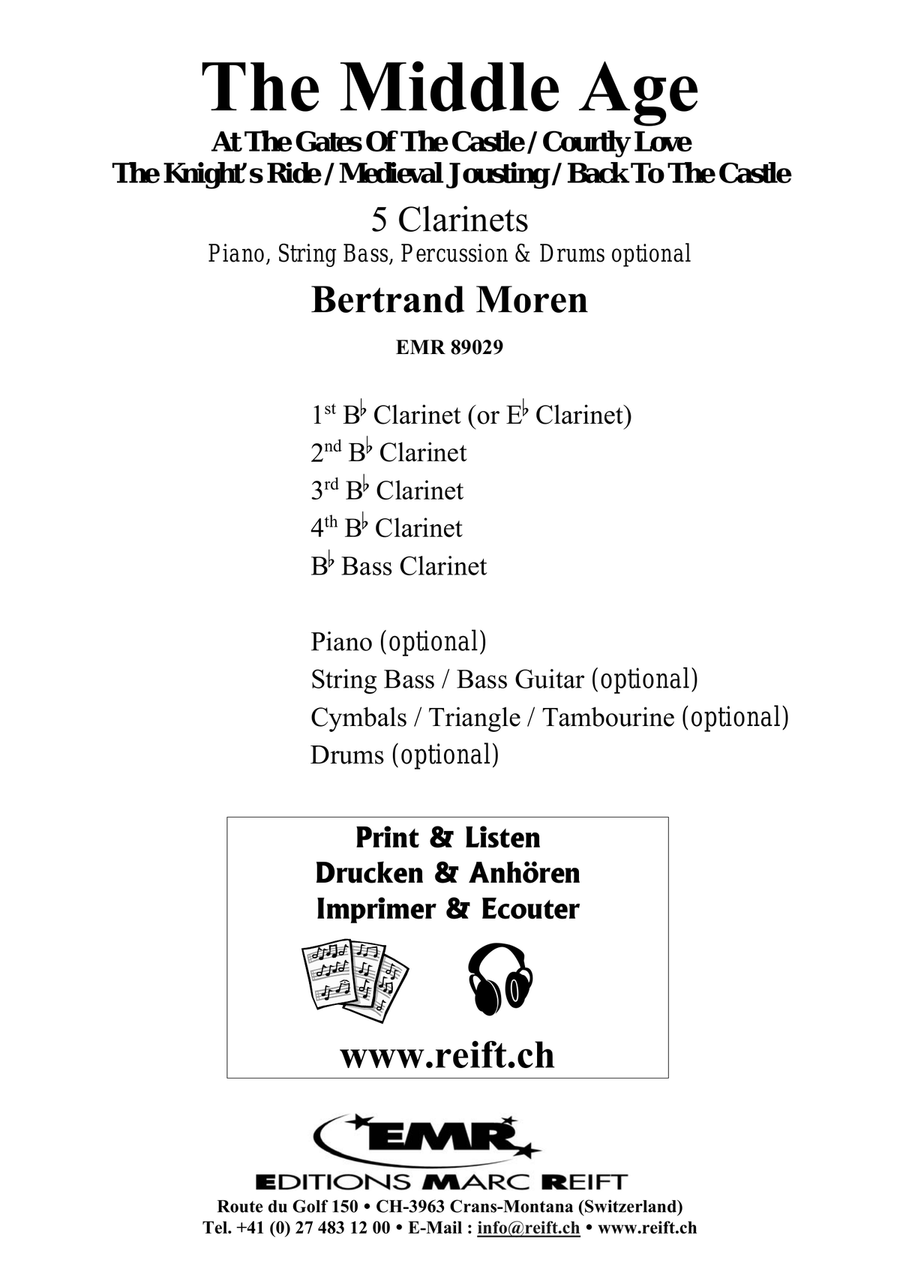 The Middle Age The Middle Age Clarinet Quintet scores gallery preview page 2