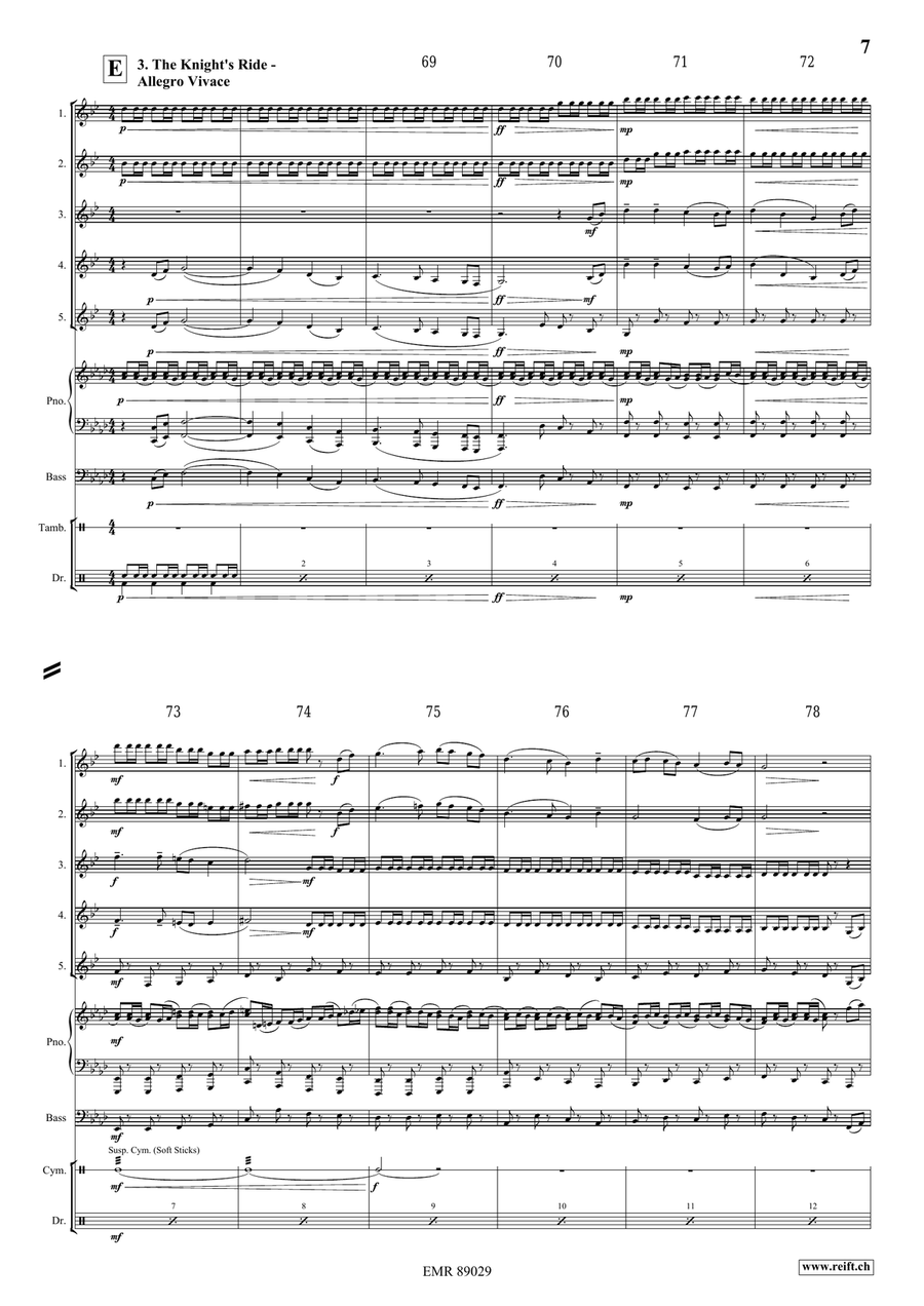 The Middle Age The Middle Age Clarinet Quintet scores gallery preview page 7