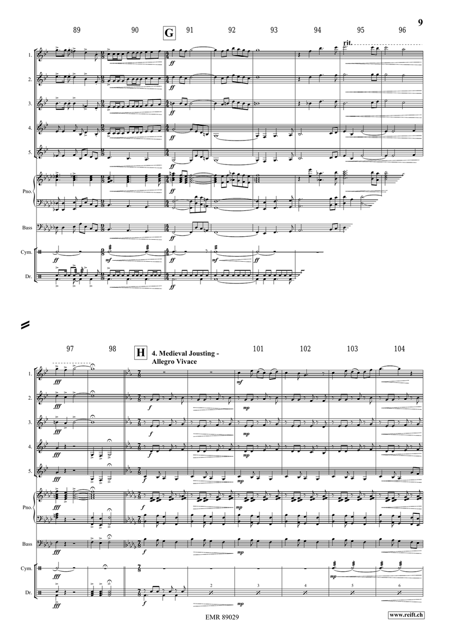 The Middle Age The Middle Age Clarinet Quintet scores gallery preview page 9