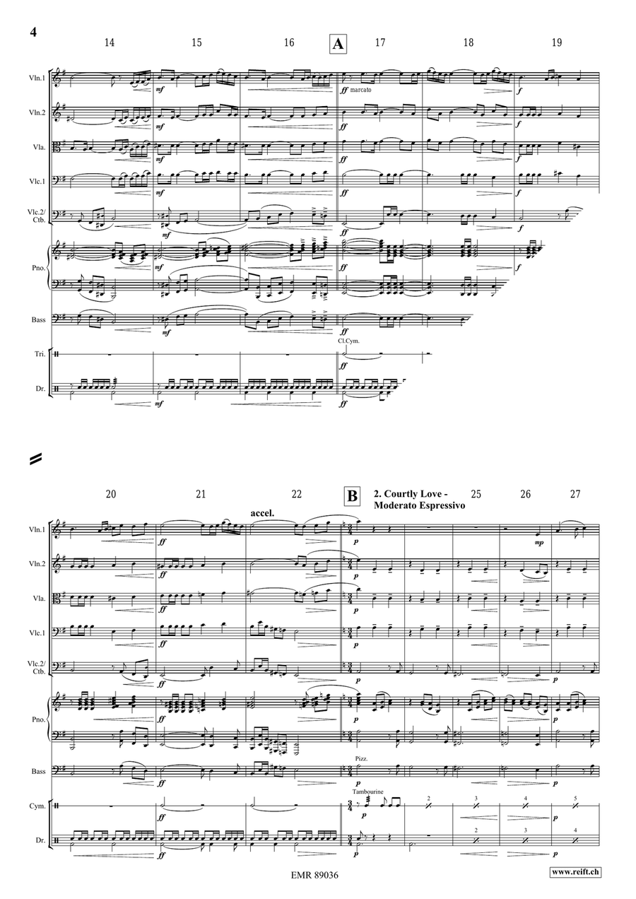 The Middle Age The Middle Age String Orchestra scores gallery preview page 5