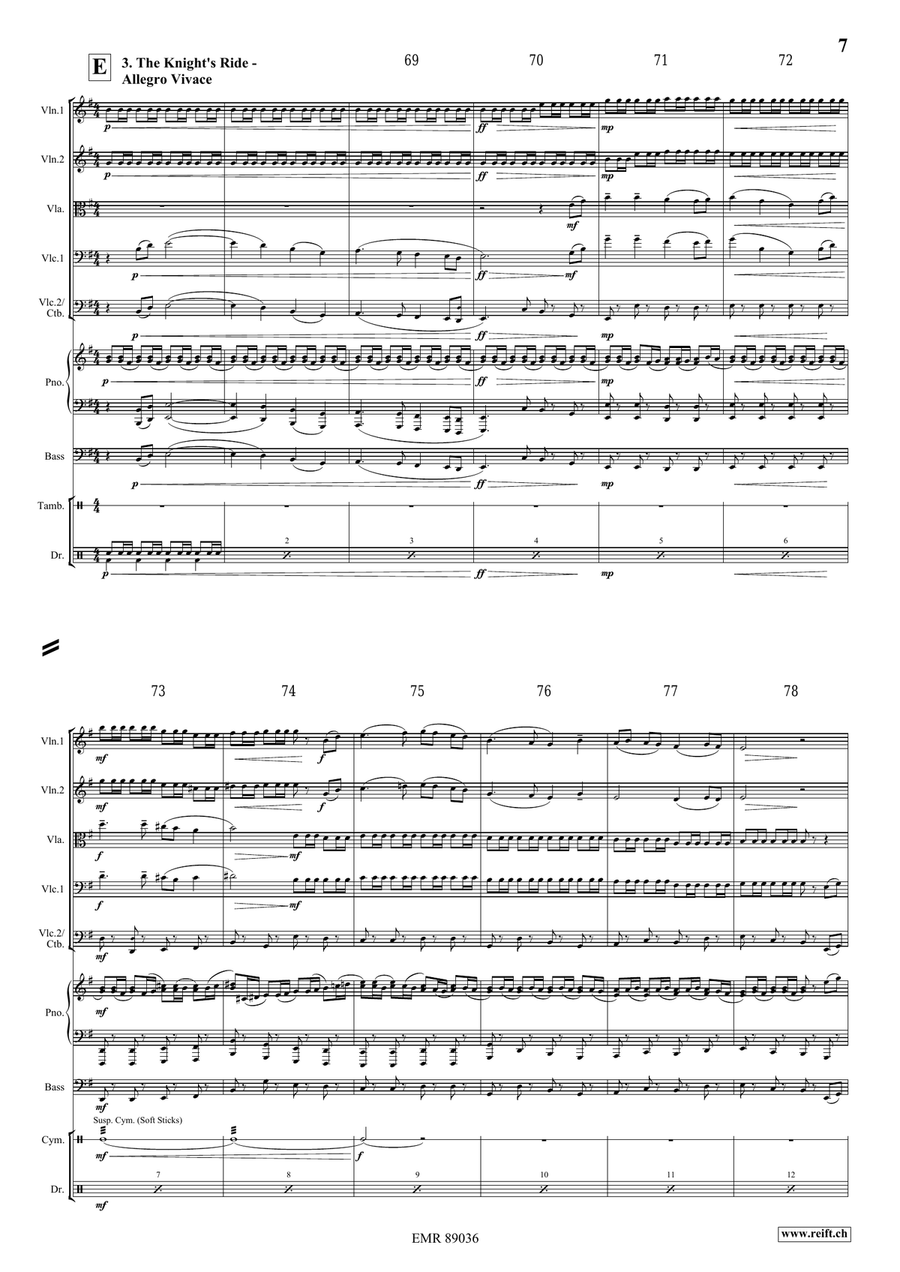 The Middle Age The Middle Age String Orchestra scores gallery preview page 7