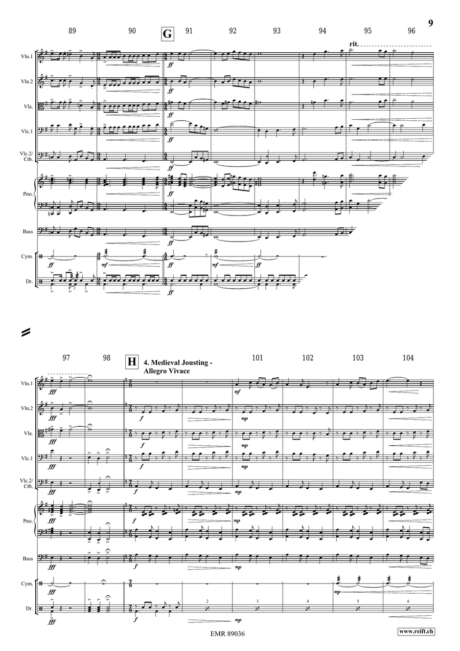 The Middle Age The Middle Age String Orchestra scores gallery preview page 9