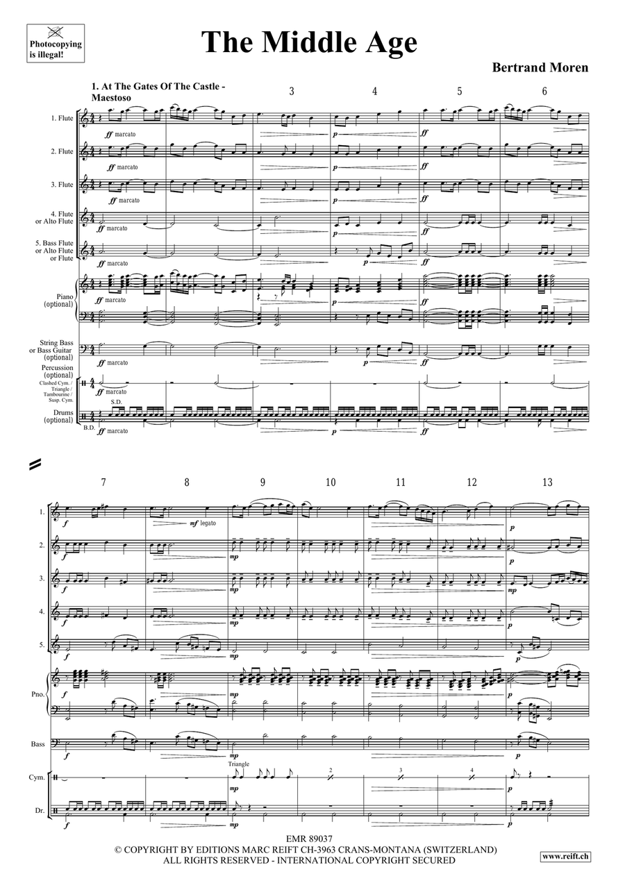 The Middle Age The Middle Age Flute scores gallery preview page 4